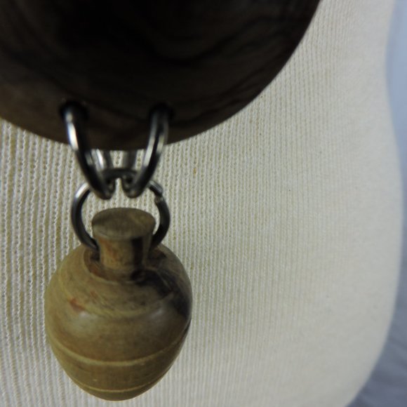 Vintage Wood Medallion Hip Belt Pendulum - Picture 4 of 8